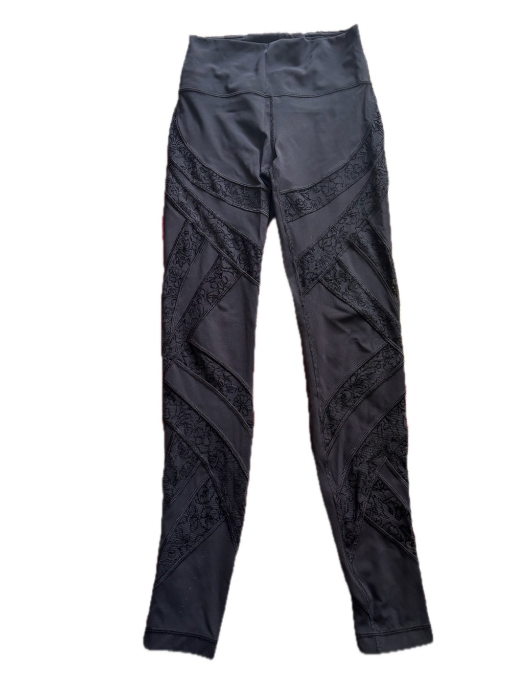 lululemon athletica Wunder Under High-Rise Tight Flocked 28” Black RARE